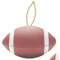 Football Promotional Ornament w/ Black Back (2 Square Inch)